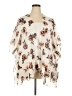Live 4 Truth 100% Polyester Ivory Kimono Size 3X - photo 1