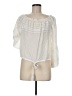 Surf Gypsy 100% Rayon White 3/4 Sleeve Blouse Size M - photo 1