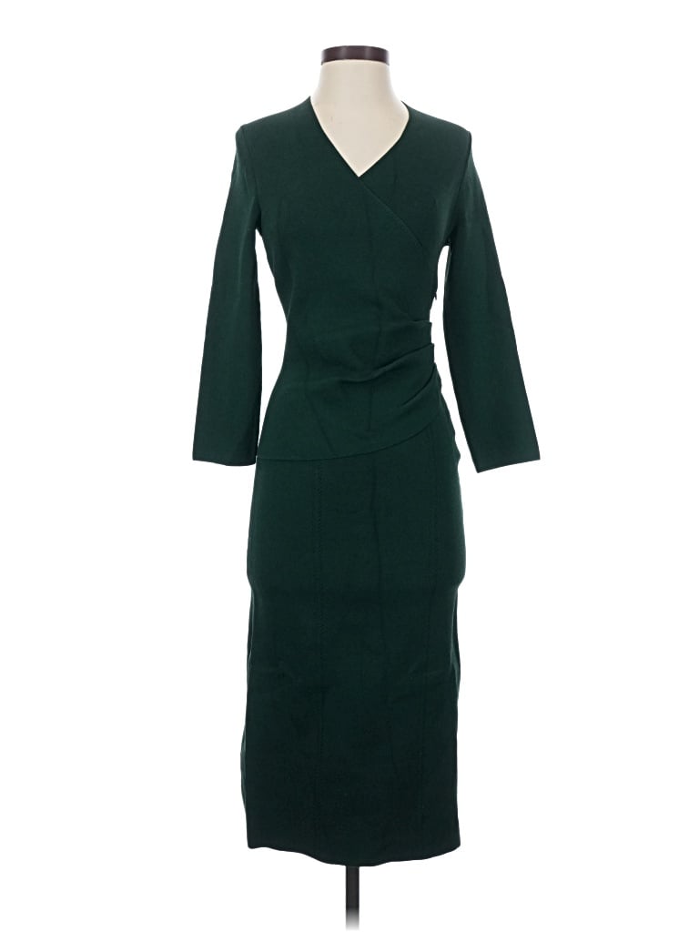 The Fold Cocktail Dress In Green