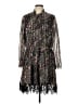 Alexia Admor 100% Polyester Floral Green Black Casual Dress Size L - photo 1