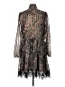 Alexia Admor 100% Polyester Floral Green Black Casual Dress Size L - photo 2