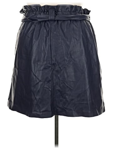 ELOQUII Faux Leather Skirt (view 2)