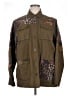 Johnny Was 100% Cotton Animal Print Green Jacket Size XL - photo 1