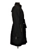 Vince Camuto 100% Polyester Black Trenchcoat Size S - photo 4