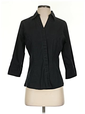 Riders by Lee 3/4 Sleeve Button-Down Shirt (view 1)