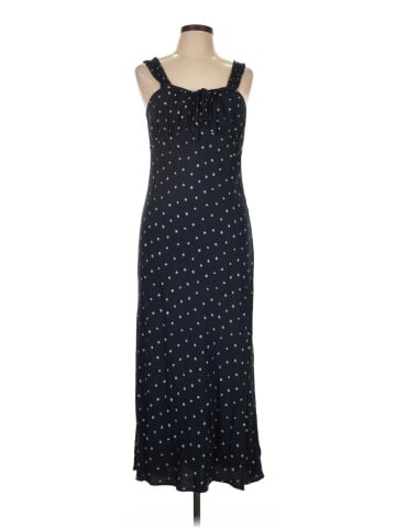 Madewell Square-Neck Midi Dress in Floral Crepe (view 1)