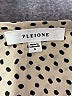Pleione 100% Polyester Polka Dots Ivory Long Sleeve Blouse Size S - photo 4