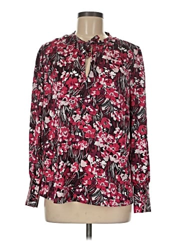 Ann Taylor Factory Long Sleeve Blouse (view 1)