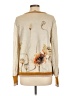 Blank London 100% Viscose Floral Ivory Pullover Sweater Size L - photo 2