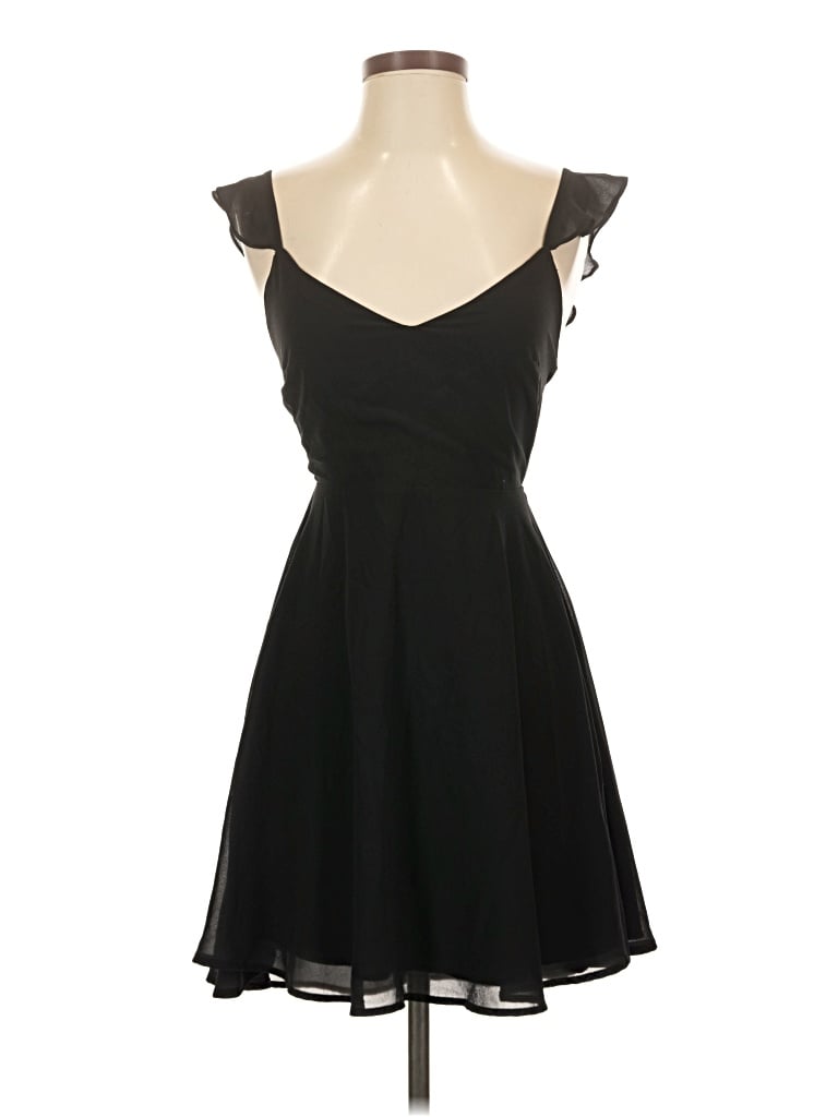 Pre-owned Fore Sleeveless Top Black Sweetheart Neckline Tops