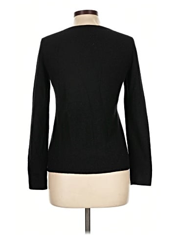 Black Saks Fifth Avenue Cashmere Pullover Sweater (view 2)
