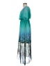 One World 100% Polyester Tropical Teal Casual Dress Size S - photo 5