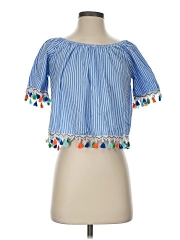 Love J Short Sleeve Blouse (view 1)