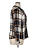Tribal 100% Viscose Plaid Gray Long Sleeve Blouse Size XL - photo 4