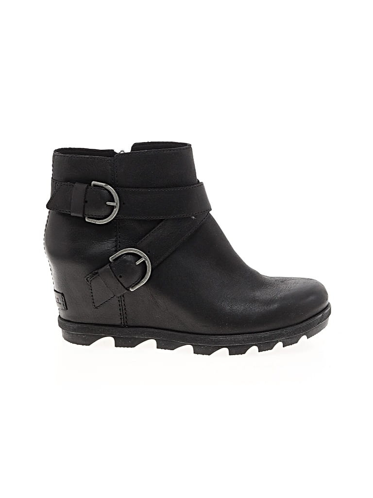 Pre-owned Sorel Ankle Boots In Black