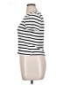 Cyrus Stripes Silver Short Sleeve Turtleneck Size XL - photo 5