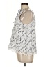 Adiva 100% Polyester Silver Sleeveless Blouse Size L - photo 5