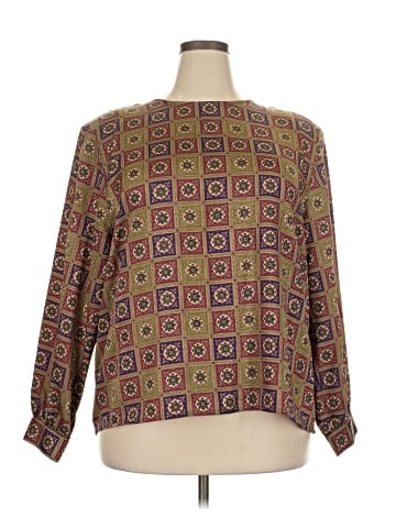 Leslie Fay 3/4 Sleeve Blouse (view 1)