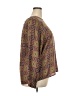Leslie Fay 100% Polyester Brown 3/4 Sleeve Blouse Size 22 - photo 4
