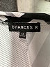 Chances R Stripes Gray Casual Skirt Size 1X - photo 4