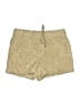Almost Famous 100% Polyester Tweed Gold Shorts Size M - photo 1