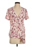Sézane Floral Pink Short Sleeve Blouse Size EU (FR) 36 / US 4 - photo 1