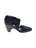 Eileen Fisher 100% Leather Solid Blue Heels Size 7 - photo 1