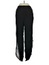 Aqua 100% Rayon Solid Black Track Pants Size S - photo 2