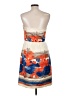Outback Red 100% Polyester Print Orange Cocktail Dress Size 10 - photo 2