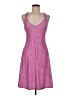 Tehama Chevron-herringbone Pink Casual Dress Size M - photo 1