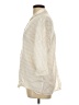 Massimo Dutti Ivory 3/4 Sleeve Button-Down Shirt Size L - photo 5