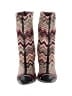 Missoni Chevron-herringbone Burgundy Ankle Boots Size EU 36 - photo 2