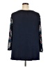 Avenue 100% Polyester Blue 3/4 Sleeve Blouse Size 22 Plus - photo 2