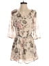Dainty Hooligan 100% Polyester Ivory Gray Romper Size S - photo 1