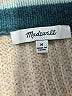 Madewell Chevron-herringbone Tan Wool Pullover Sweater Size M - photo 4