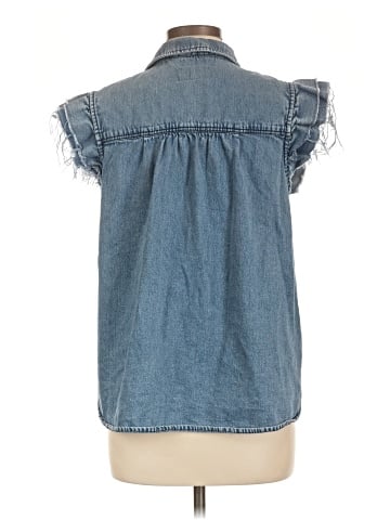 Pilcro Sleeveless Button-Down Shirt (view 2)