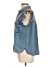 Pilcro 100% Cotton Blue Sleeveless Button-Down Shirt Size L - photo 5