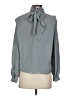 Avon Gray Long Sleeve Blouse Size M (estimated) - photo 2