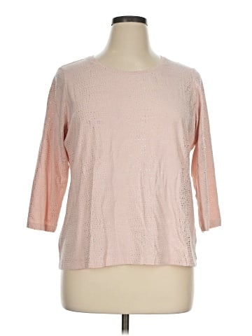 Zenergy by Chico's 3/4 Sleeve T-Shirt (view 1)