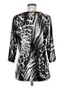 Susan Graver Silver 3/4 Sleeve Blouse Size M - photo 2