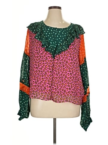 FARM Rio for Anthropologie Long Sleeve Blouse (view 1)