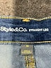 Style&Co Chevron-herringbone Blue Jeans Size 10 - photo 7