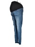 Isabel Maternity Solid Blue Jeans Size 8 Maternity - photo 1
