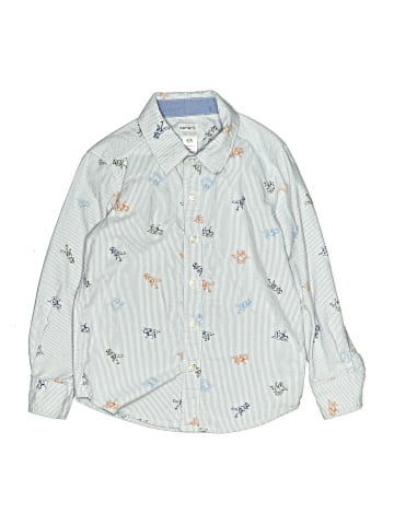 Carter's Long Sleeve Button-Down Shirt (view 1)