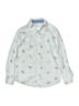 Carter's Print Blue Long Sleeve Button-Down Shirt Size 4 - 5 - photo 1