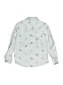 Carter's Print Blue Long Sleeve Button-Down Shirt Size 4 - 5 - photo 2