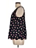 Maison Jules 100% Polyester Black Sleeveless Blouse Size L - photo 5