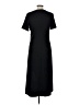 Ann Taylor LOFT Solid Black Casual Dress Size 10 - photo 2