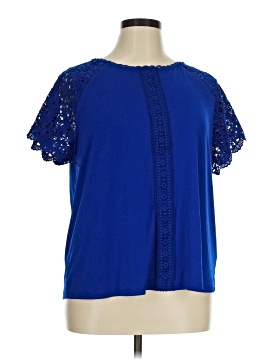 Cable & Gauge Short Sleeve Blouse