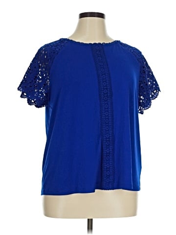 Cable & Gauge Short Sleeve Blouse (view 1)